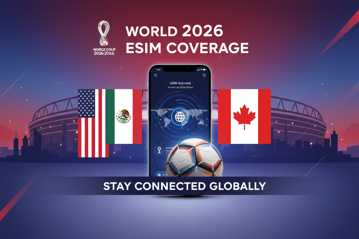 Best eSIM for World Cup 2026 for USA, Mexico and Canada