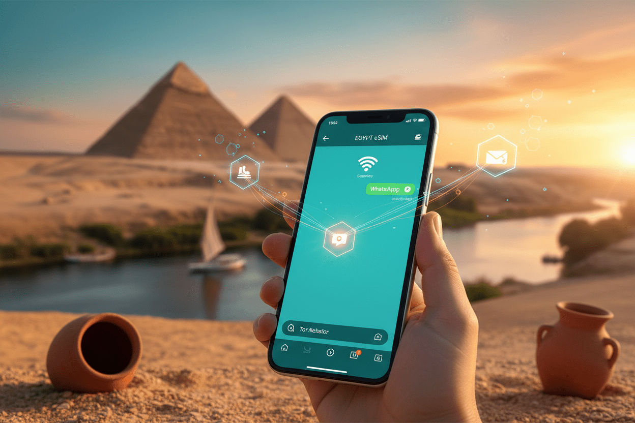 Egypt Travel eSIM: Use WhatsApp Without Connectivity Issues - Esimglobe
