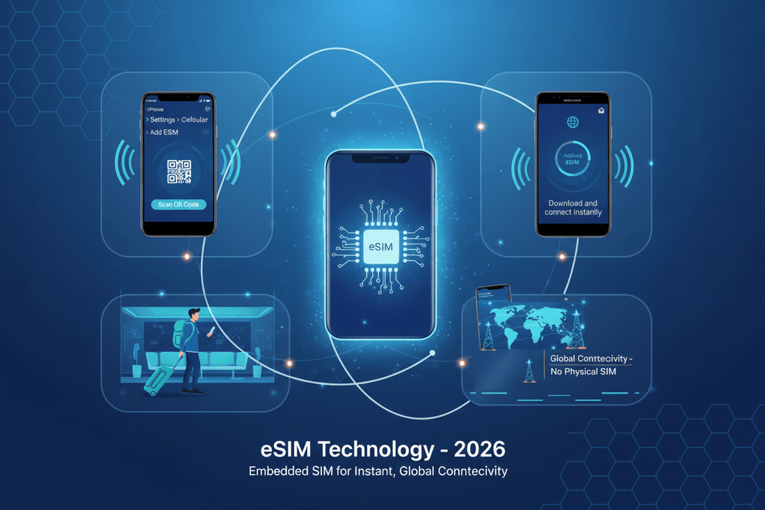How eSIM Works: Complete Guide for iPhone, Samsung & Travel Use (2026) - Esimglobe