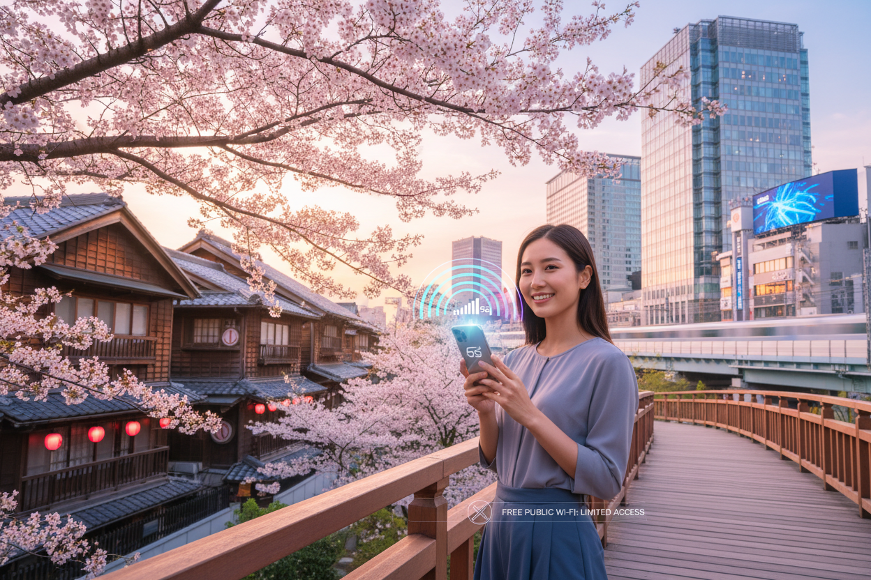 Japan Travel eSIM: Why Public Wi-Fi Is Not Enough for Travelers