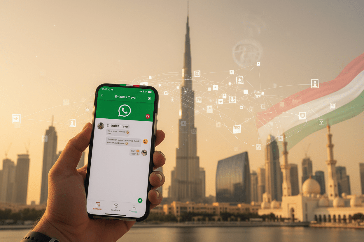 UAE Travel eSIM: Use WhatsApp Without Restrictions in the United Arab Emirates - Esimglobe