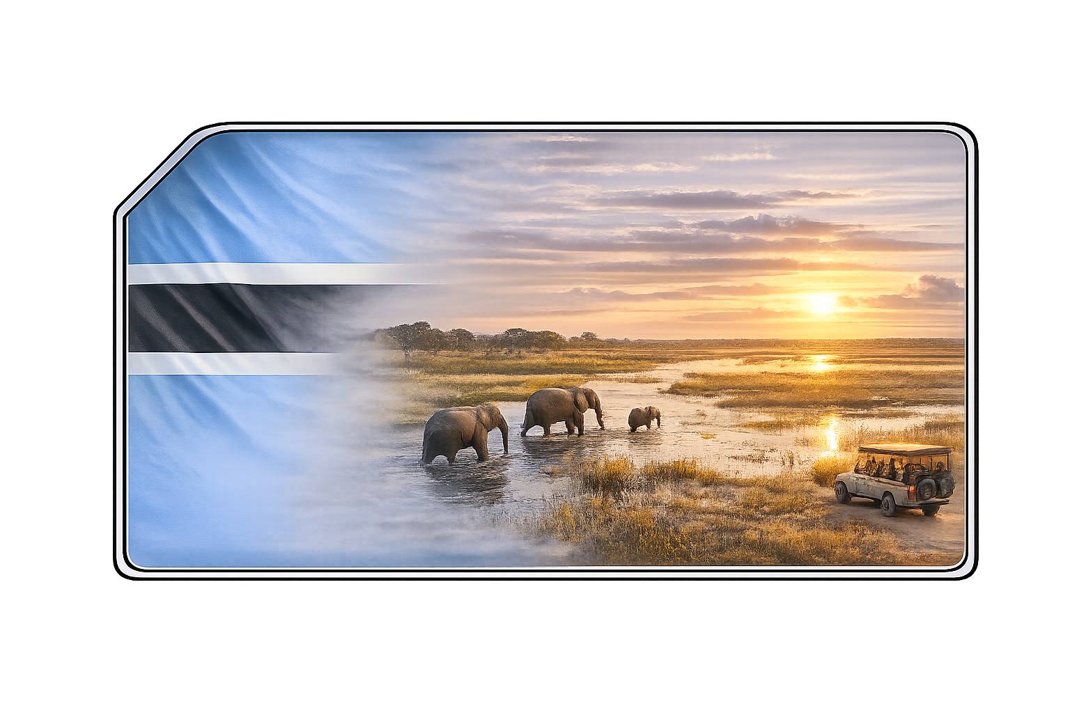 Flag Esim Botswana