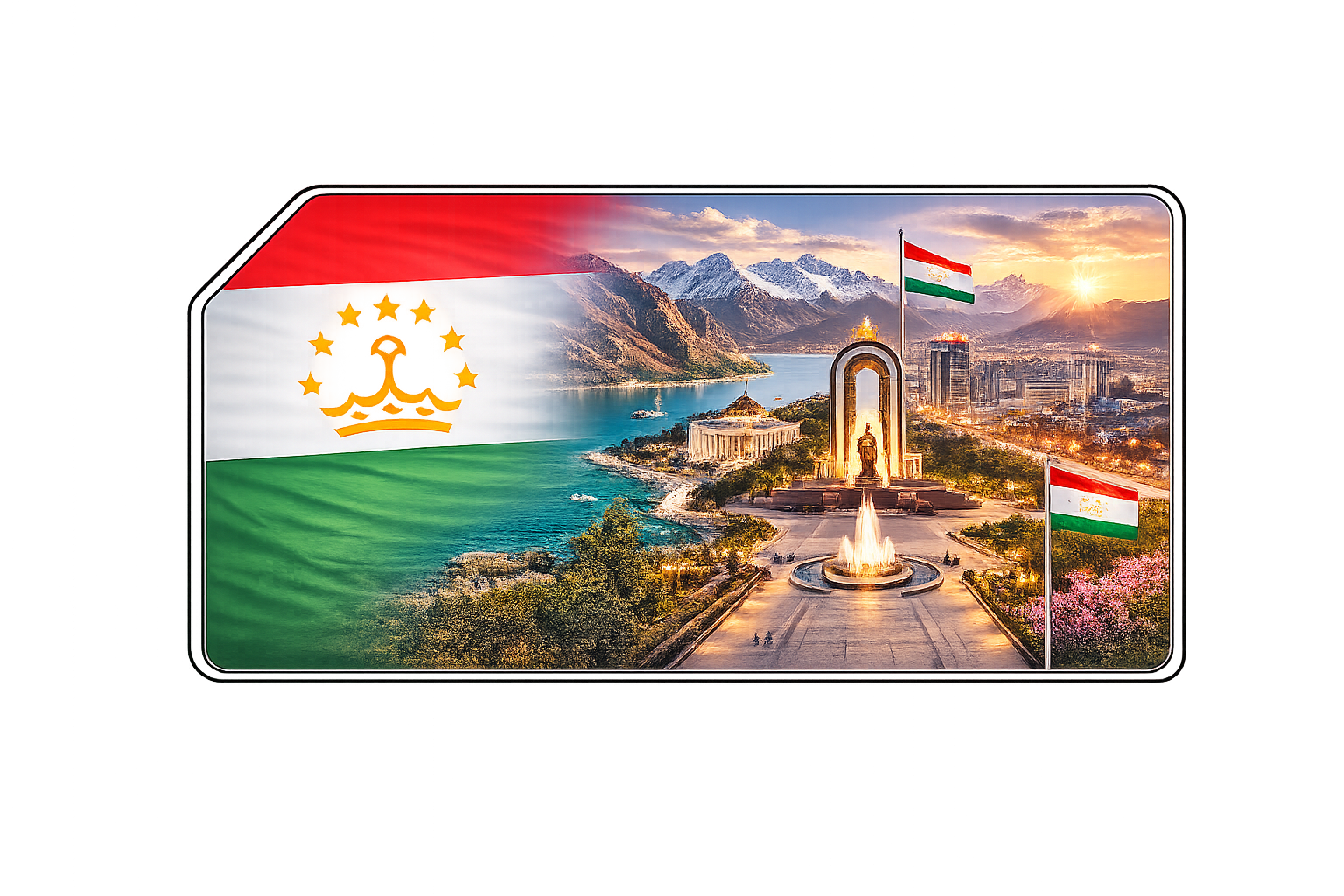 Flag eSIM Tajikistan