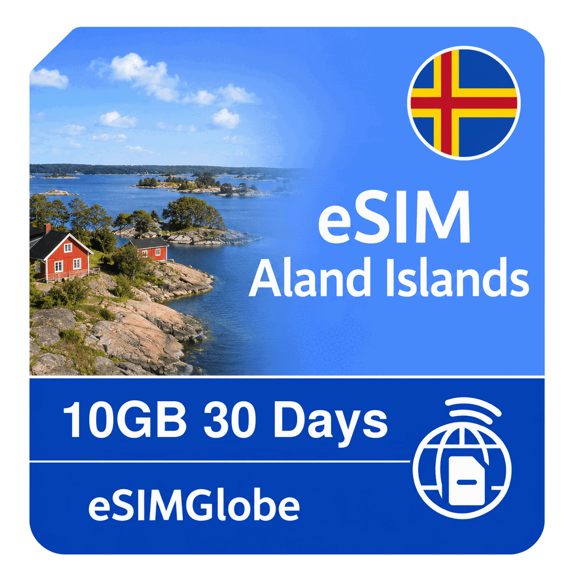 eSIM Aland Islands - 10GB 30 Days