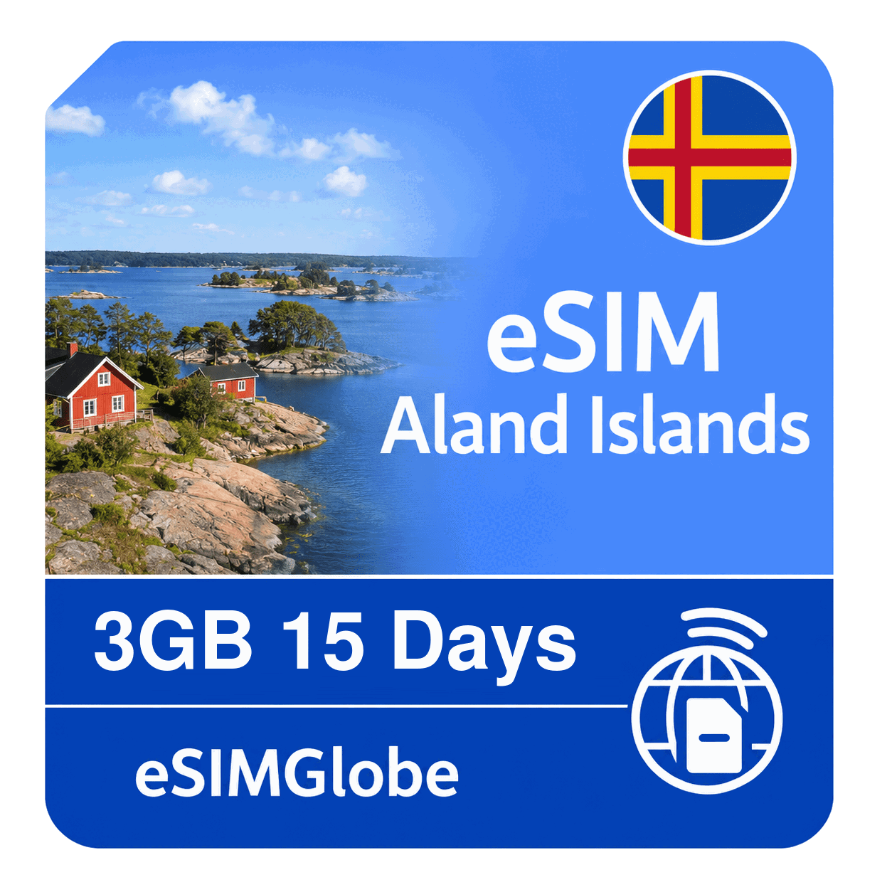 eSIM Aland Islands - 3GB 15 Days
