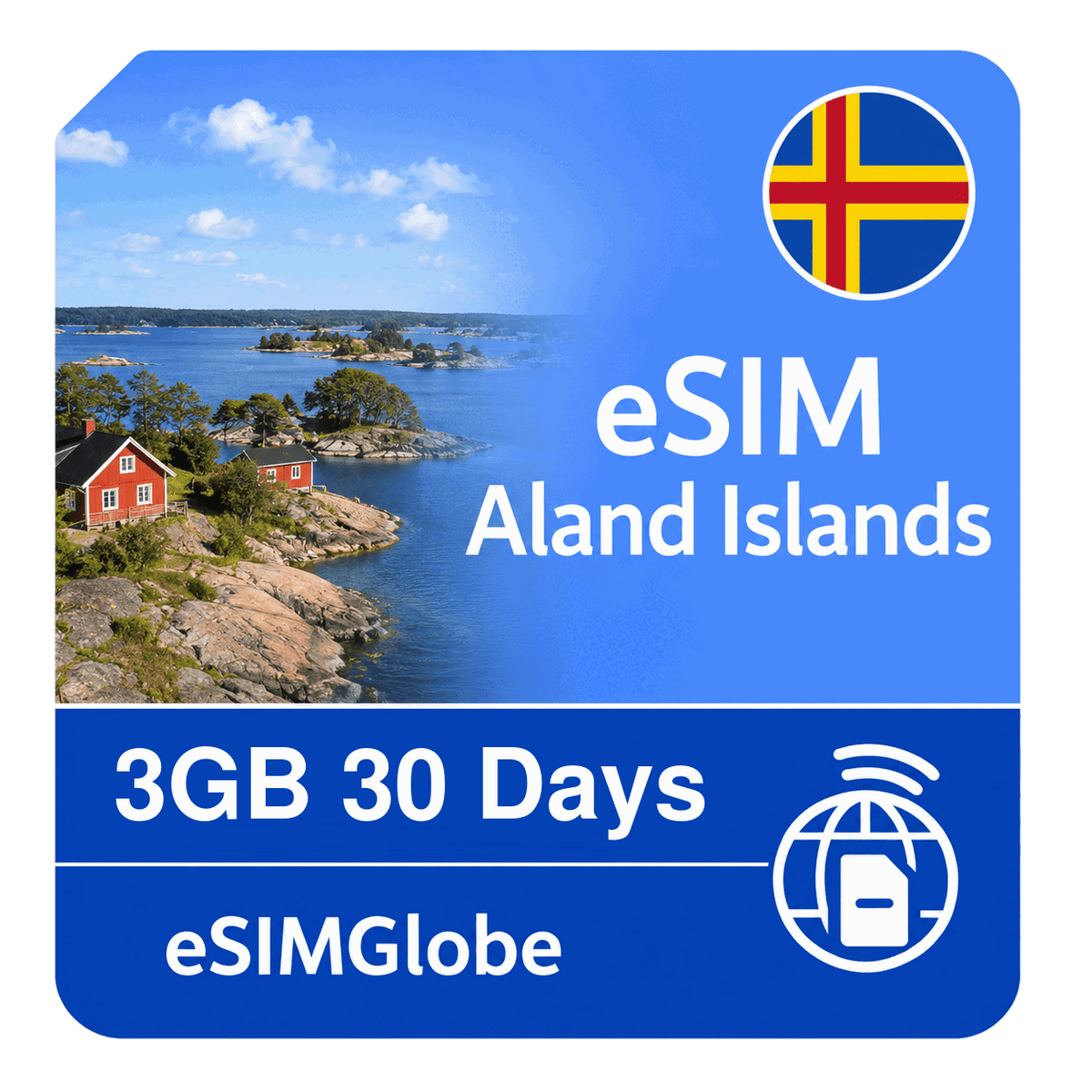 eSIM Aland Islands - 3GB 30 Days