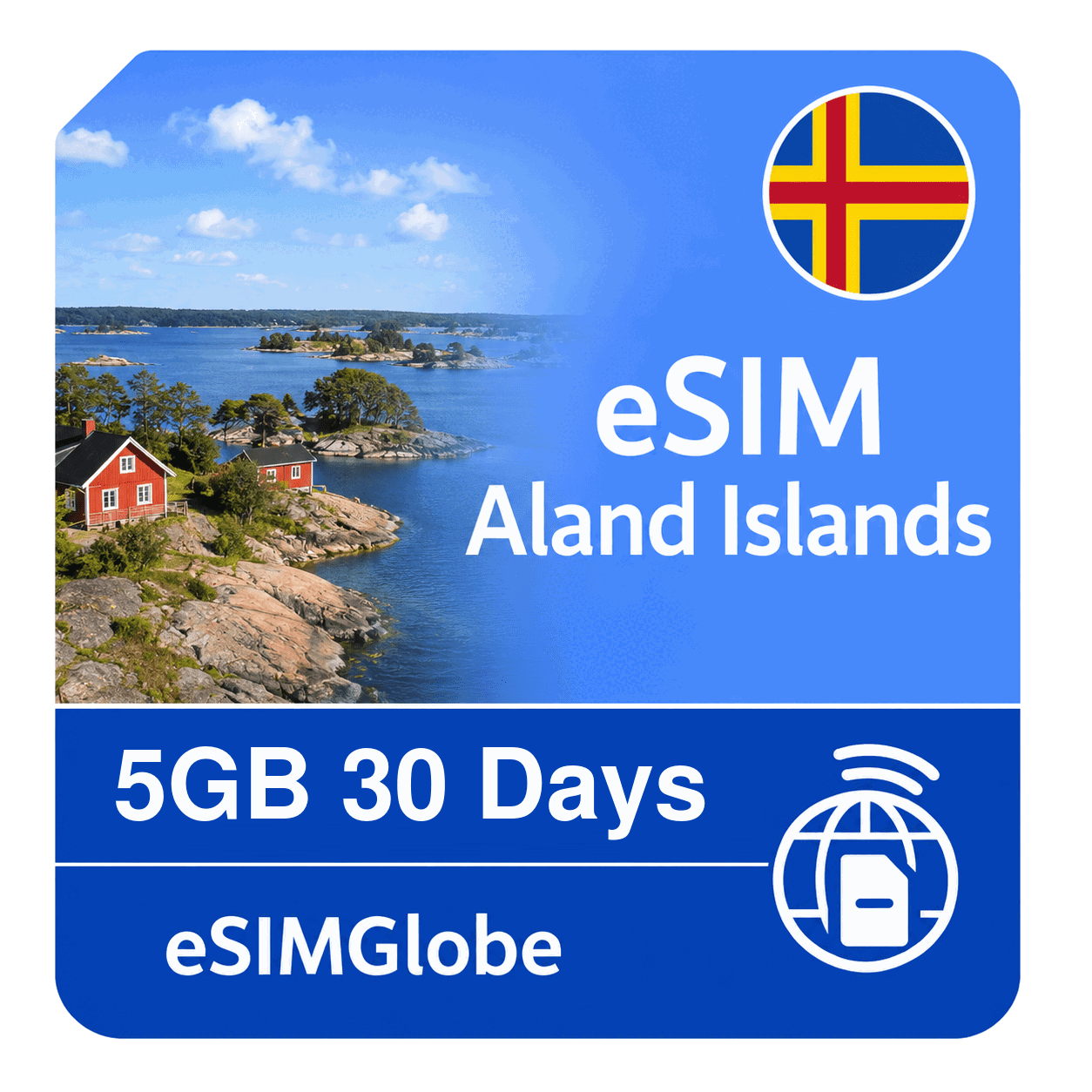 eSIM Aland Islands - 5GB 30 Days