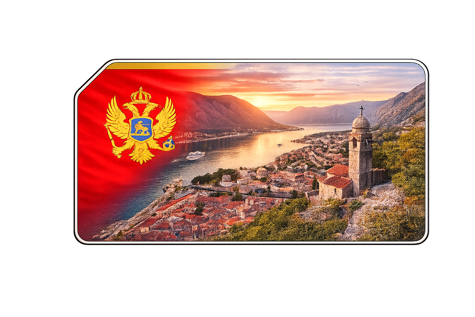 Flag eSIM Montenegro
