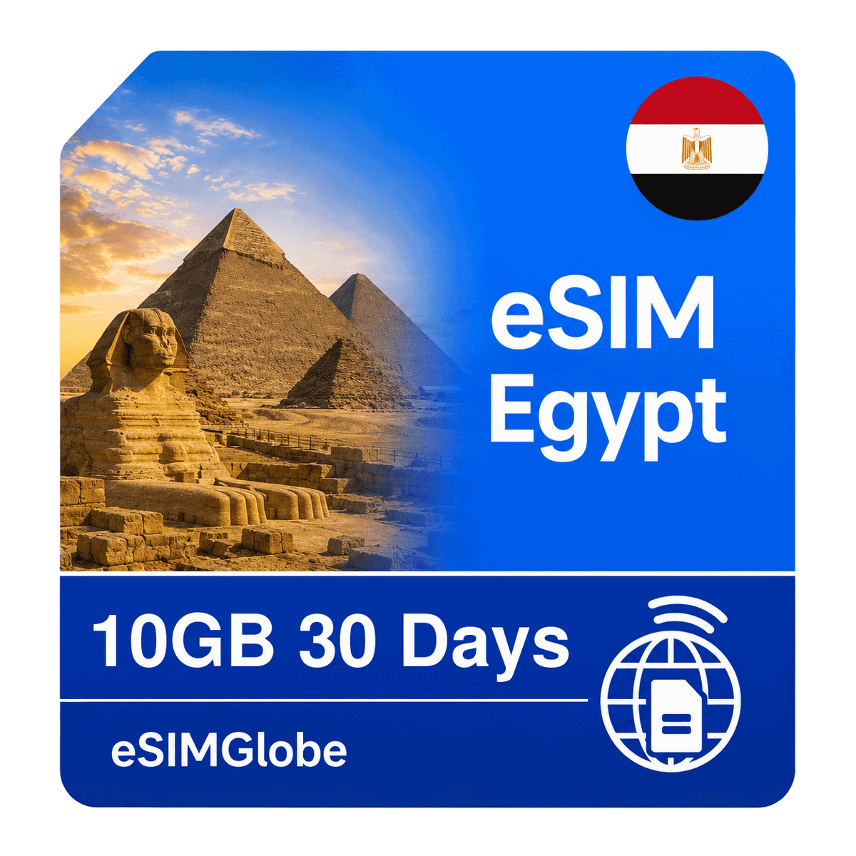 eSIM Egypt 10GB 30 Days – eSIMGlobe