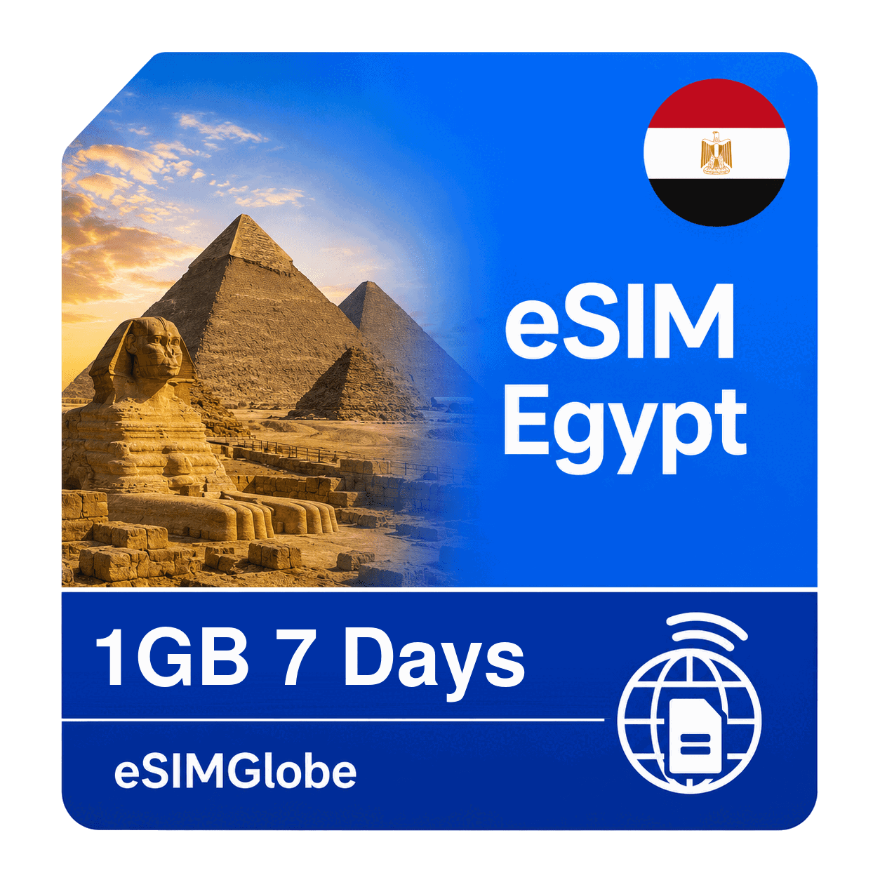 eSIM Egypt 1GB 7 Days – eSIMGlobe