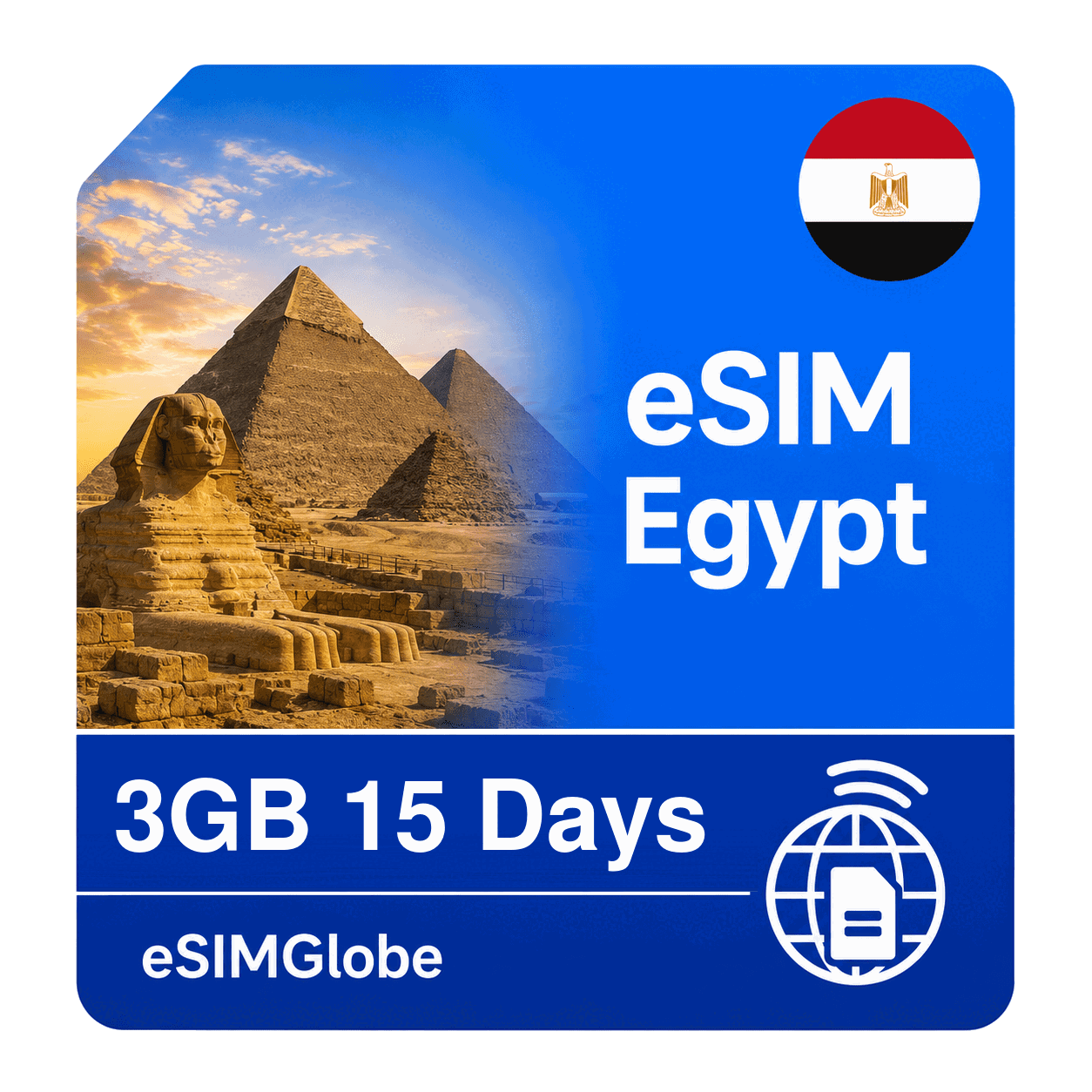 eSIM Egypt 3GB 15 Days – eSIMGlobe