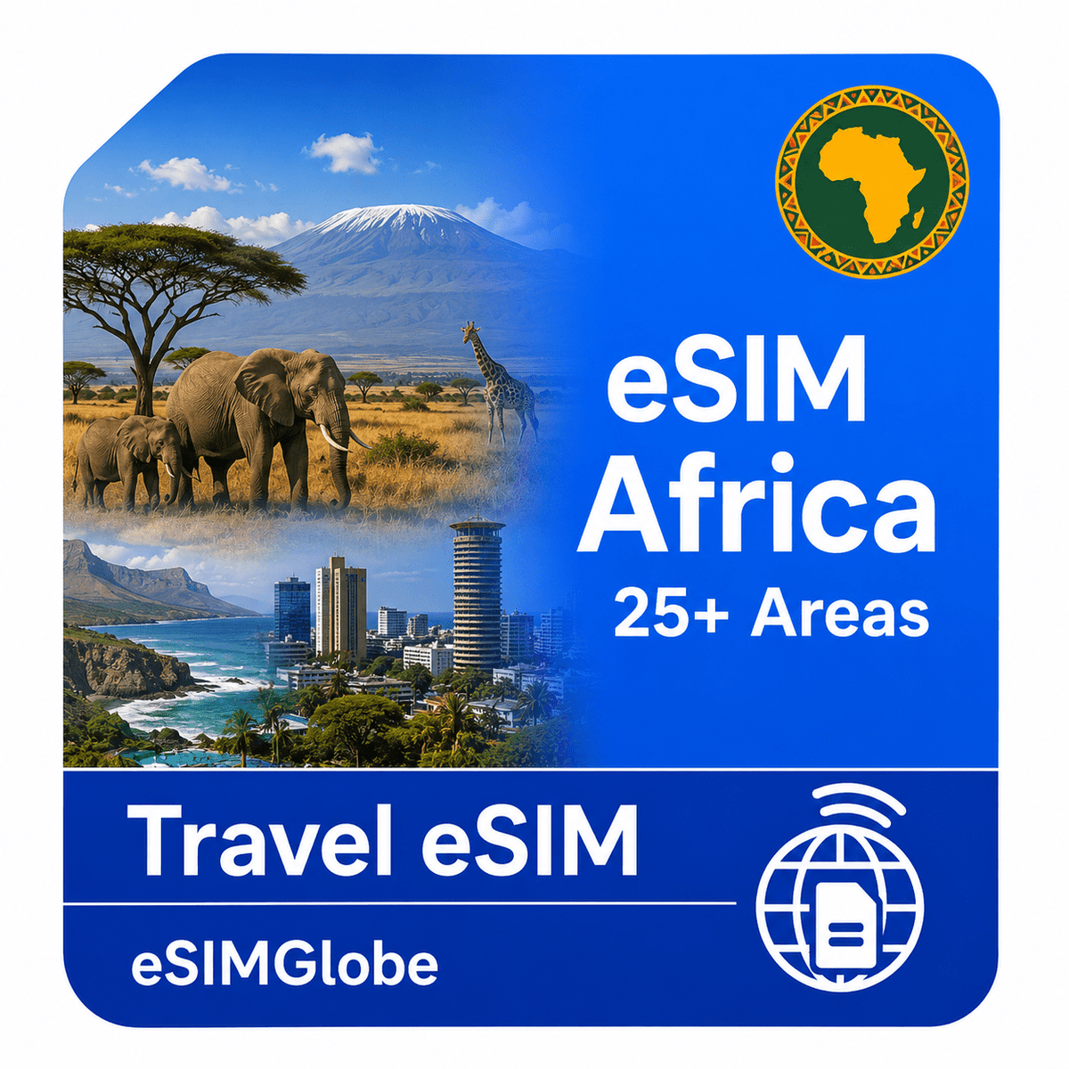 Esim Africa (25+ areas) - Esimglobe